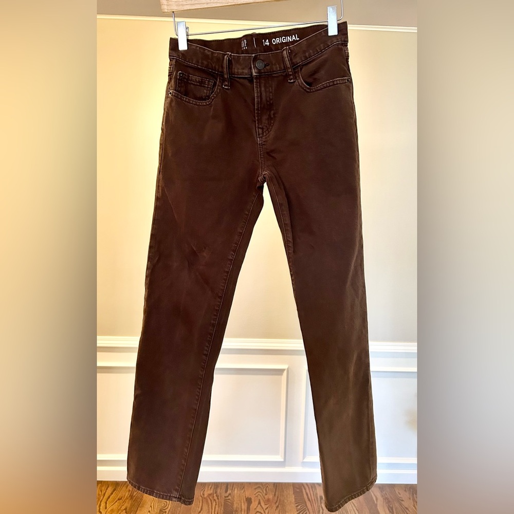 Gap Kids Original Jean Brown Boys 14